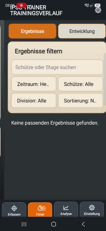 Schießtimer mit Start- und Stopptaste